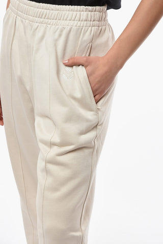 ETOILE INAYE Joggers with Elasticated Waistband and Contrasting Embroidery
