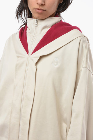 ETOILE ISLA Hoodie Sweatshirt with Drawstring and Logoed Embroidery