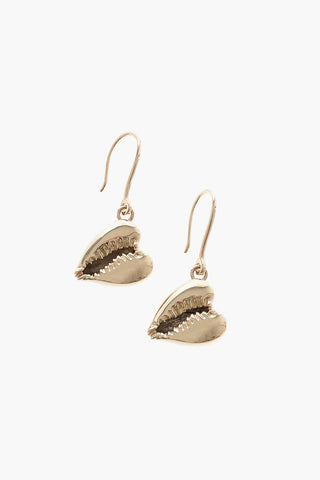 Orecchini a Cuore COEUR COQUILLAGE Placcati Oro