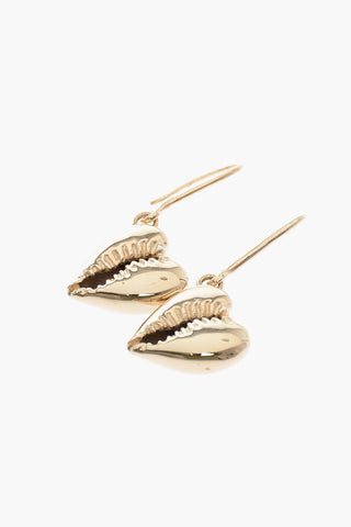 Orecchini a Cuore COEUR COQUILLAGE Placcati Oro