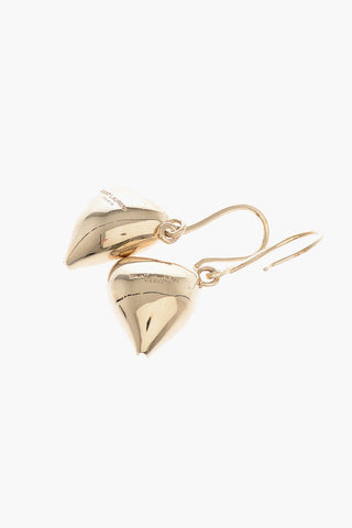 Orecchini a Cuore COEUR COQUILLAGE Placcati Oro