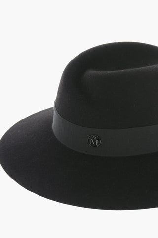 Felt VIRGINIE Fedora Hat with Logo