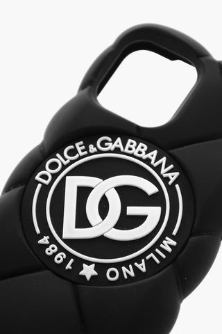 Cover Iphone 12 PRO MAX Effetto Trapuntato con Logo DG