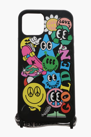 Cover Iphone 12/12 Pro STICKERS con Tracolla Logata