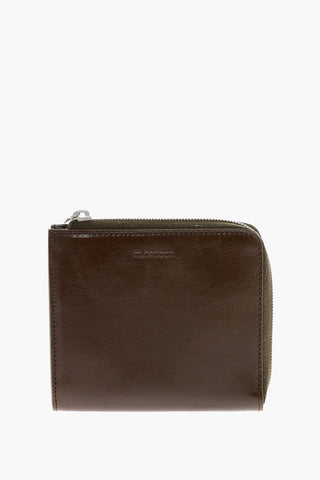 Portacarte in Pelle con Chiusura Zip
