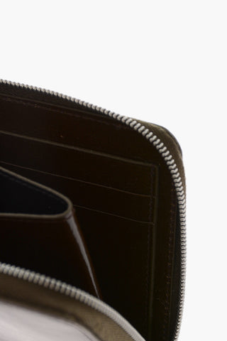 Portacarte in Pelle con Chiusura Zip