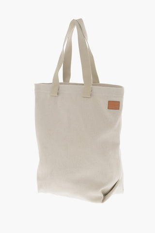 Borsa Tote ROBUR in Canvas con Dettagli in Pelle