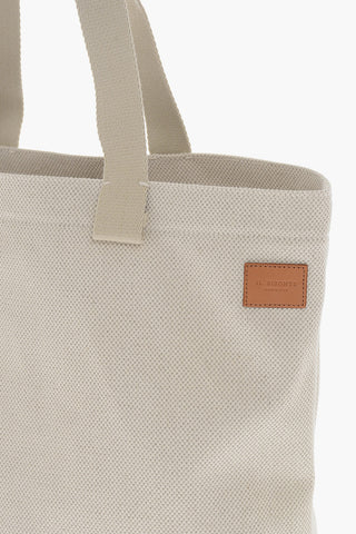Borsa Tote ROBUR in Canvas con Dettagli in Pelle