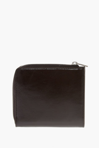Portacarte in Pelle con Chiusura Zip