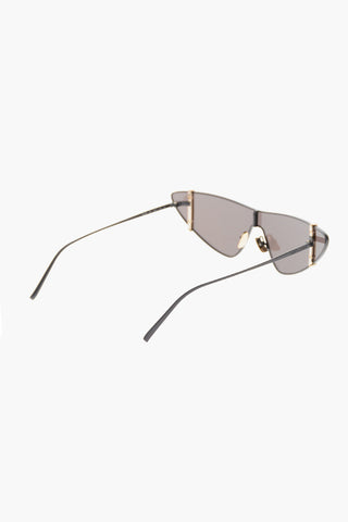 Occhiali da Sole Cat-eye con Dettagli Dorati