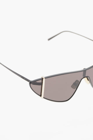 Occhiali da Sole Cat-eye con Dettagli Dorati