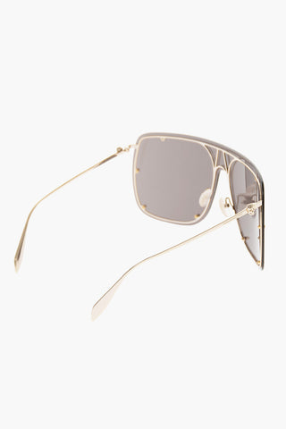 Mack-shaped SKULL MASK Sunglasses with Micro-stud-embellishment