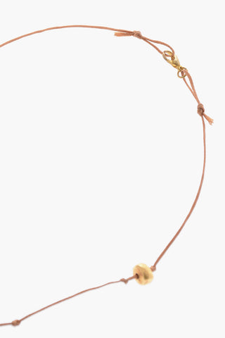 NICK FOUGUET Necklace with Gold-toned Charms and Matchstick