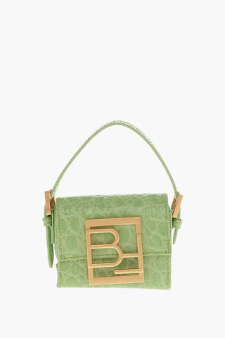 Borsa Mini MICRO FRAN in Pelle Effetto Coccodrillo