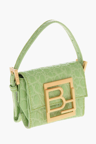Borsa Mini MICRO FRAN in Pelle Effetto Coccodrillo