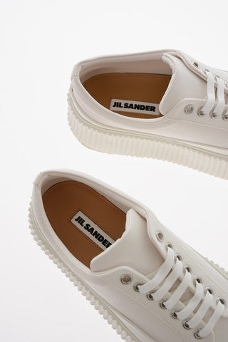 Recycled Canvas Platform Sneakers