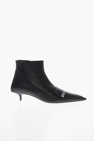 Inner Zip FRINGE KNIFE Leather Booties