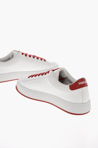 Sneakers in Pelle KENZO KOURT con Lacci a Contrasto