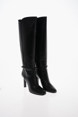 Ankle Strap NEW ZELAND Leather Under the Knee Boots 9cm