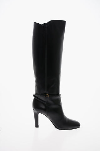 Ankle Strap NEW ZELAND Leather Under the Knee Boots 9cm