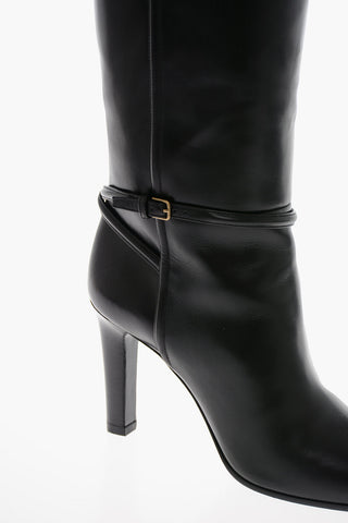 Ankle Strap NEW ZELAND Leather Under the Knee Boots 9cm