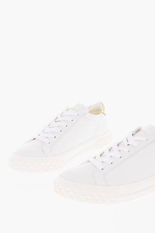 Sneakers in Pelle BLABBER con Suola Effetto Squame