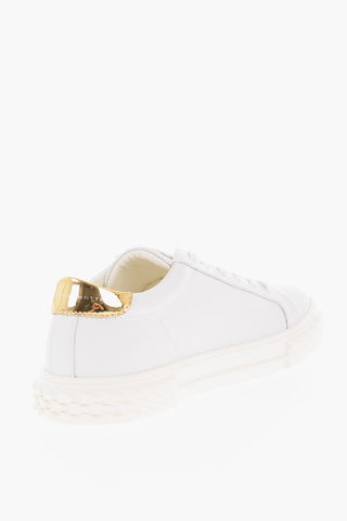 Sneakers in Pelle BLABBER con Suola Effetto Squame