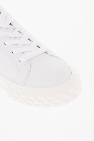 Sneakers in Pelle BLABBER con Suola Effetto Squame
