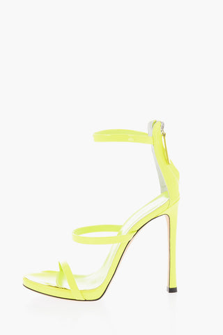 Stiletto Heel SOUTH Neon Patent Leather Sandals 12cm