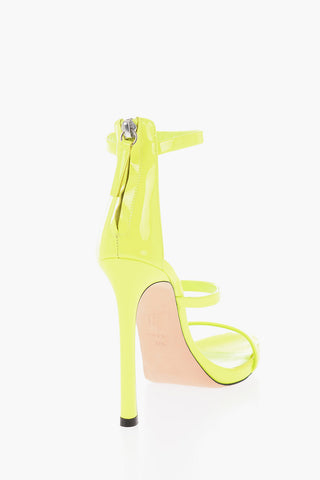Stiletto Heel SOUTH Neon Patent Leather Sandals 12cm