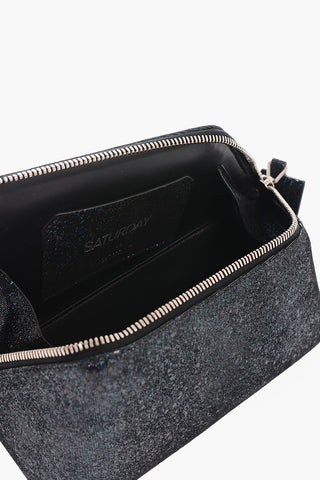 Glittery SATURDAY Clutch