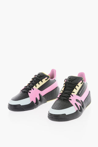 Multicolor Leather TALON Lace-up Sneakers