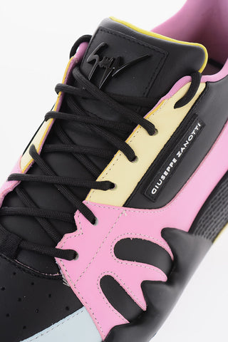 Multicolor Leather TALON Lace-up Sneakers