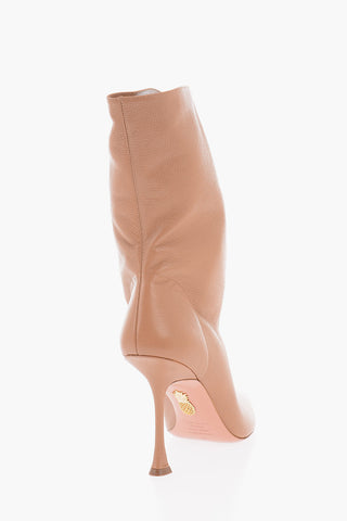 Spool Heel BAD&BOOGIE Leather Booties 9cm