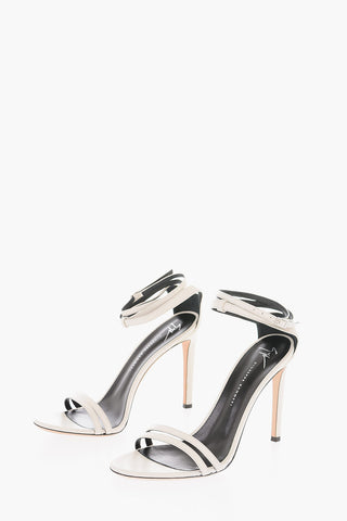 Ankle Lace-up BASIC Leather Sandals 10cm