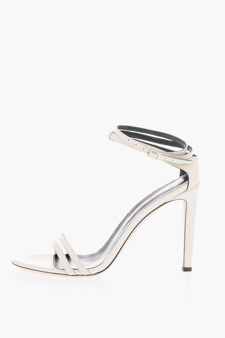 Ankle Lace-up BASIC Leather Sandals 10cm