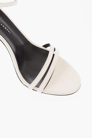 Ankle Lace-up BASIC Leather Sandals 10cm