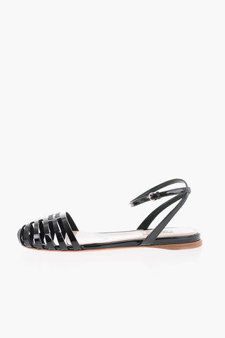 Ballerine Slingback in Vernice Traforata