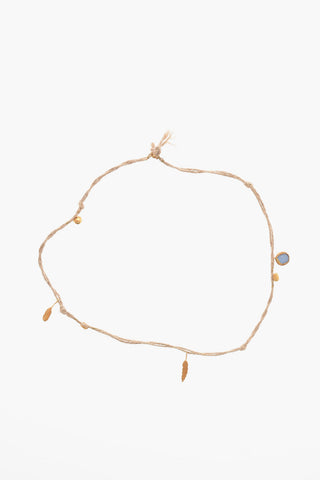 NICK FOUGUET Rope Necklace with Charms