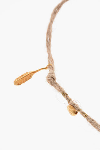 NICK FOUGUET Rope Necklace with Charms