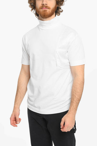 Turtle-neck SATURN T-Shirt with Side Pocket