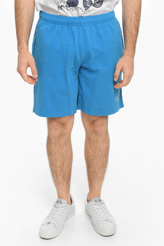 Shorts in Cotone a 3 Tasche con Elastico in Vita