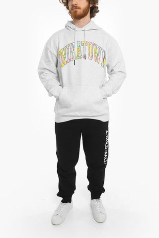 Watercolor Logo Brushed Cotton Hoodie