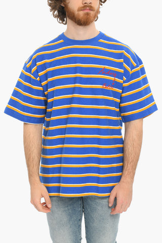 Awning Striped Two-Tone Crew-Neck T-shirt