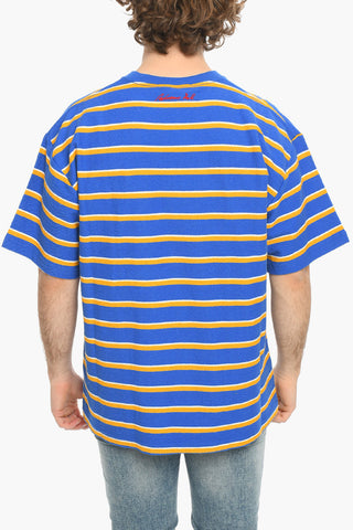 Awning Striped Two-Tone Crew-Neck T-shirt