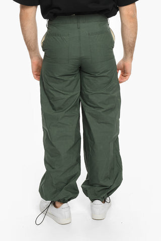 Low-Waist Waxed Cotton SUPPLY Pants