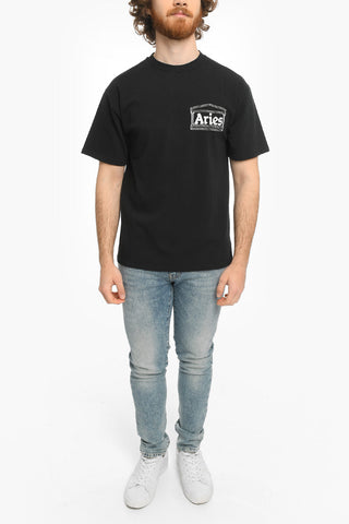 T-shirt Girocollo LOVE RAT Con Logo a Constrasto