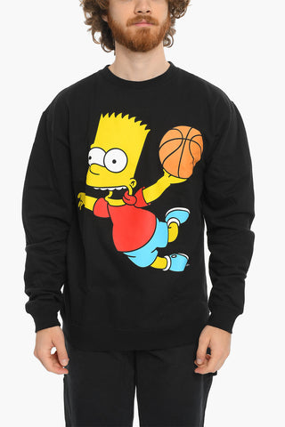 THE SIMPSONS Felpa Girocollo AIR BART Stampata sul Fronte