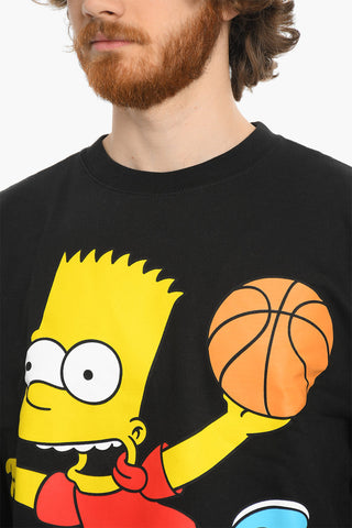 THE SIMPSONS Felpa Girocollo AIR BART Stampata sul Fronte