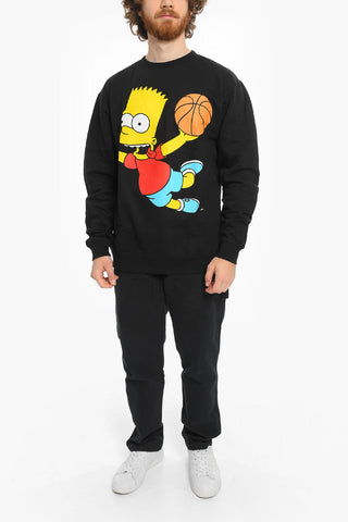 THE SIMPSONS Felpa Girocollo AIR BART Stampata sul Fronte